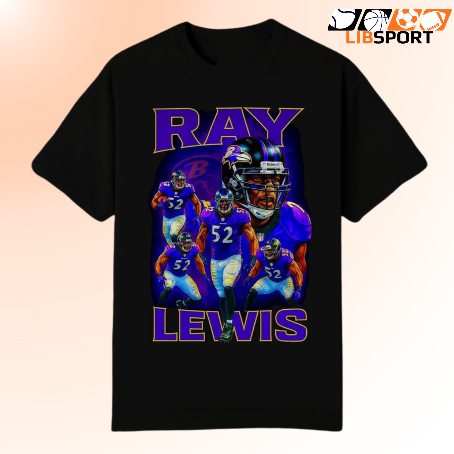 Ray Lewis T-Shirt, Baltimore Ravens Nfl Football Tee, Game Day Streetwear Shirt